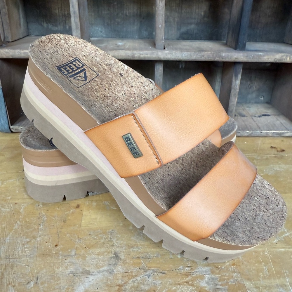 Reef women’s sandals Cushion Vista Higher in natural size 7